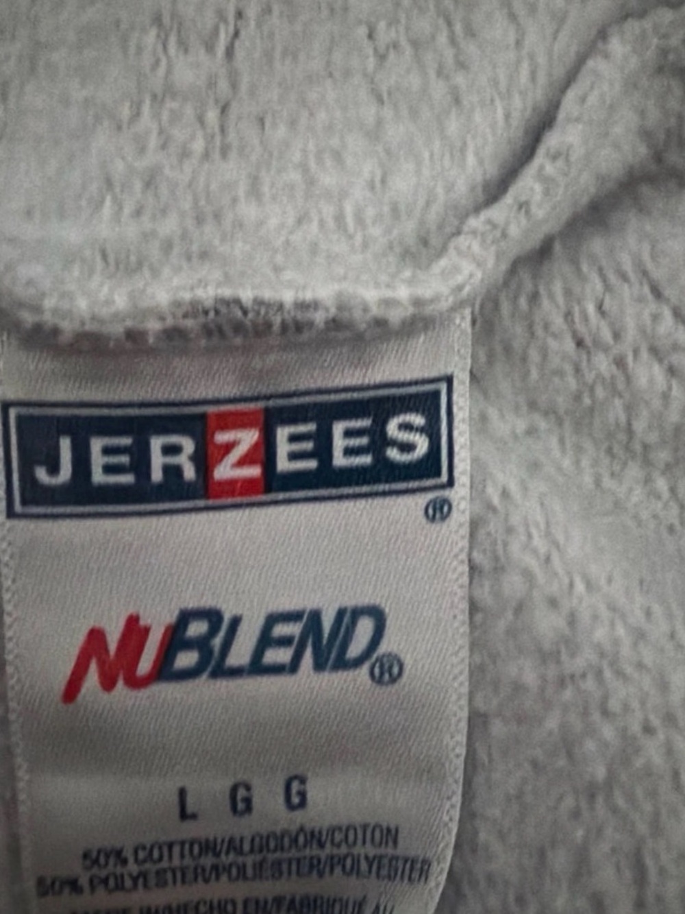 Jerzees Light Gray Kids Sweatpants with Black Logo - Picture 4 of 4
